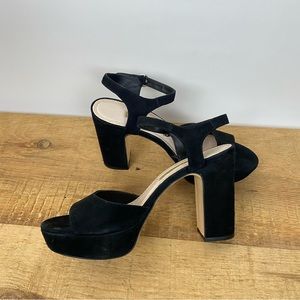 NWOT Zara basic platform heels